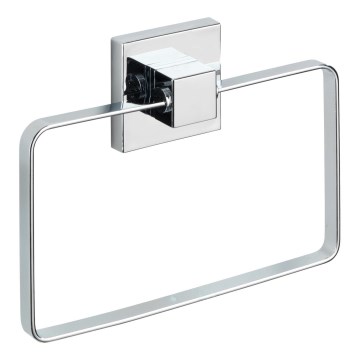 WENKO 22689100-Nosilec za brisače VACUUM-LOC QUADRO ED 18,5x14 cm srebrna/sijajni.krom