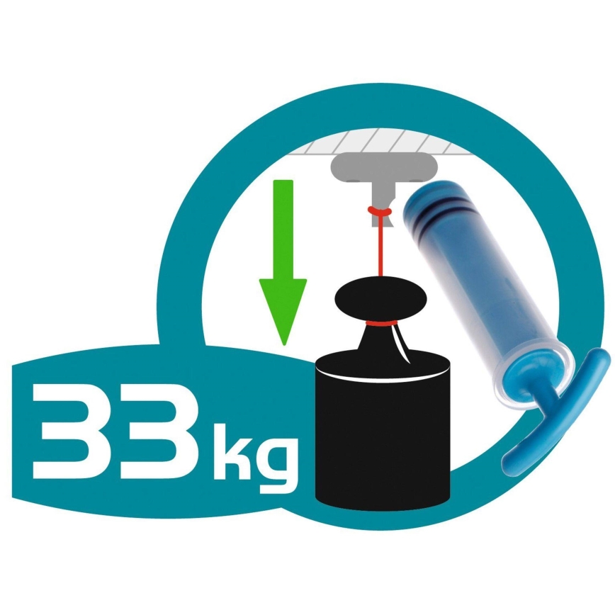 WENKO 22692100-Polica VACUUM-LOC QUADRO ED 25,5x14 cm srebrna/prozorna