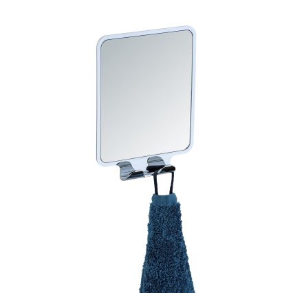 WENKO 22693100 - Kozmetično ogledalo VACUUM-LOC QUADRO ED 14x19,5 cm sijajni krom