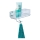 WENKO 22694100-Polica VACUUM-LOC QUADRO ED 25,5x15 cm srebrna/krom s sijajem/prozorna