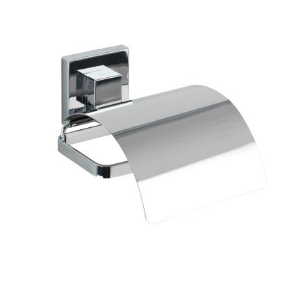 WENKO 22696100-Nosilec toaletnega papirja VACUUM-LOC QUADRO ED 13x14 cm sijajni krom