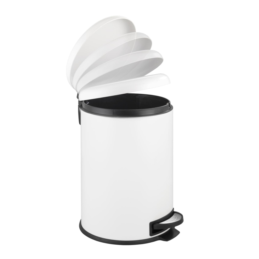 WENKO 22708100 - Koš LEMAN 30,5x44 cm bela/črna