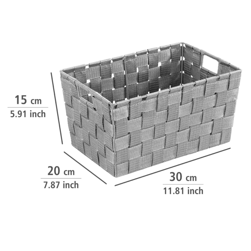 WENKO 22791100 - Koš ADRIA 30x20 cm siv