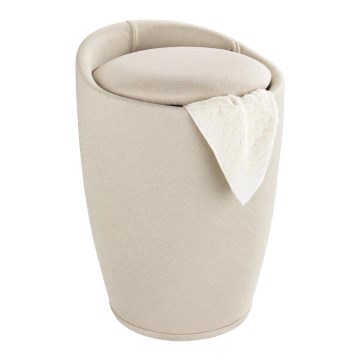 WENKO 22834100 - Stolček CANDY 36x50,5 cm bež/črn