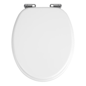WENKO 22885100-WC sedež URBIO 36x42,5 cm bela/srebrna