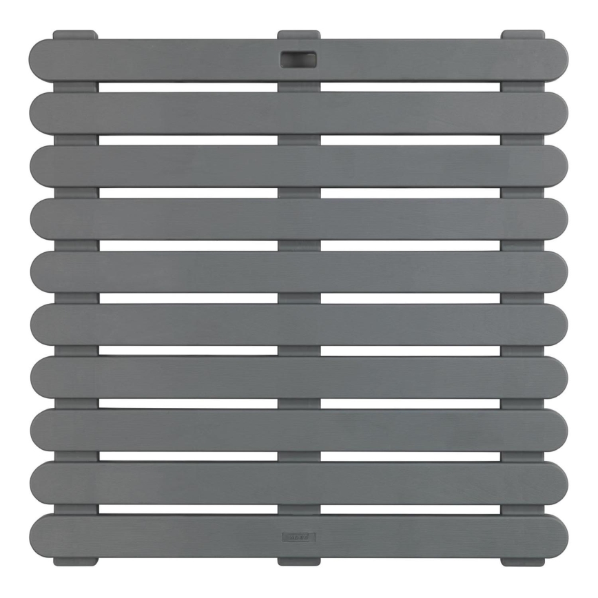 WENKO 22947100 - protizdrsna tuš podloga za notranjo in zunanjo uporabo 55x55 cm, siva