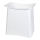 WENKO 22949100 - Stol WING 45x48 cm bela/črna