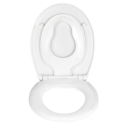 WENKO 22973100-WC sedež DELOS 44,5x37,5 cm bela/srebrna