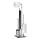 WENKO 22983100 - WC ščetka RIVALTA 18x70 cm iz nerjavečega jekla/srebrna/črna