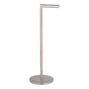 WENKO 22985100 - Nosilec toaletnega papirja 21x55 cm, nerjaveče jeklo/srebrna
