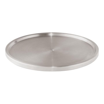 WENKO 2334100 - Pladenj iz nerjavečega jekla 26,5 x 1,5 cm, srebrne barve