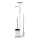WENKO 23364100 - WC krtača DEBAR 21x70,5 cm nerjaveče jeklo/saten/bela