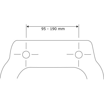WENKO 23443100 - WC sedež KOS 44 x 37 cm črn