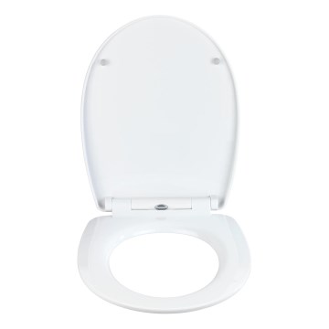 WENKO 23532100-WC WC-sedež, nosilnost 300/350 kg, 36,5 x 45 cm, večbarven/srebrn