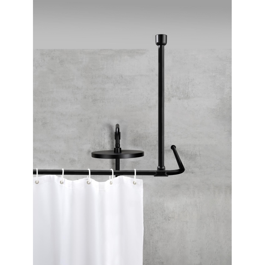 WENKO 23566100 - Stropna opora UNIVERSAL 57 cm črna