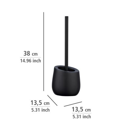 WENKO 23654800 - WC ščetka BADI 13,5x38 cm črna