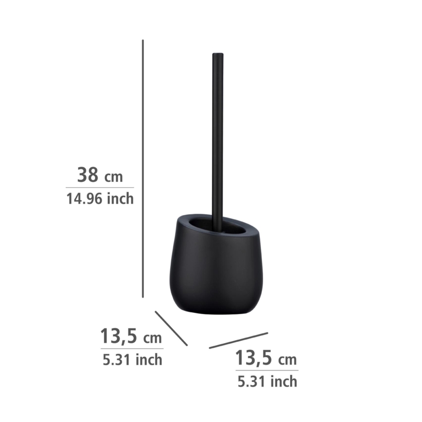 WENKO 23654800 - WC ščetka BADI 13,5x38 cm črna