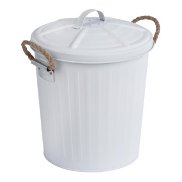 WENKO 23703100 - Koš GARA 24x28,5 cm bela