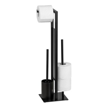WENKO 23708100 - WC krtača RIVALTA 18x70 cm črna