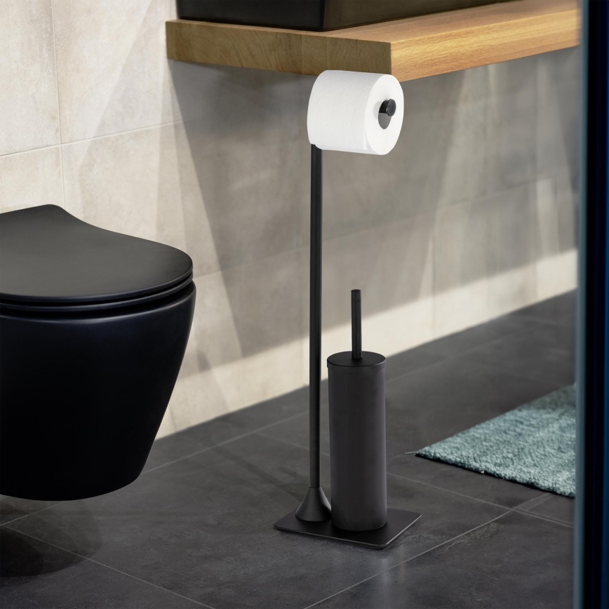 WENKO 23710100 - WC ščetka HELLA 15x69 cm črna