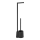 WENKO 23804100 - WC ščetka AVOLA 13x70 cm nerjavno jeklo/črna