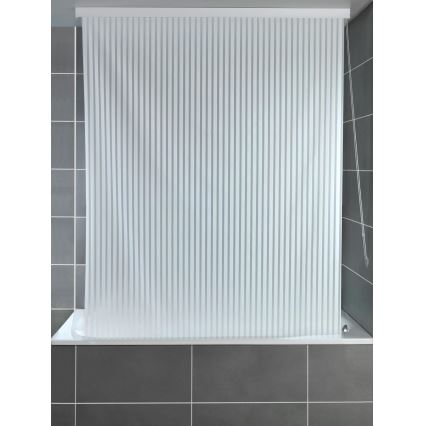 WENKO 23864100 - roleta za prho 132x240 cm bela