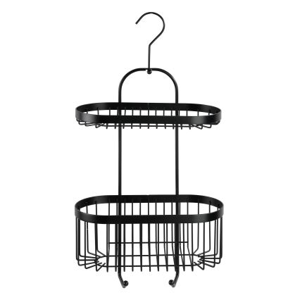 WENKO 23880100 – Polica CLASSIC PL. SCHWARZ 26,5x47 cm črna