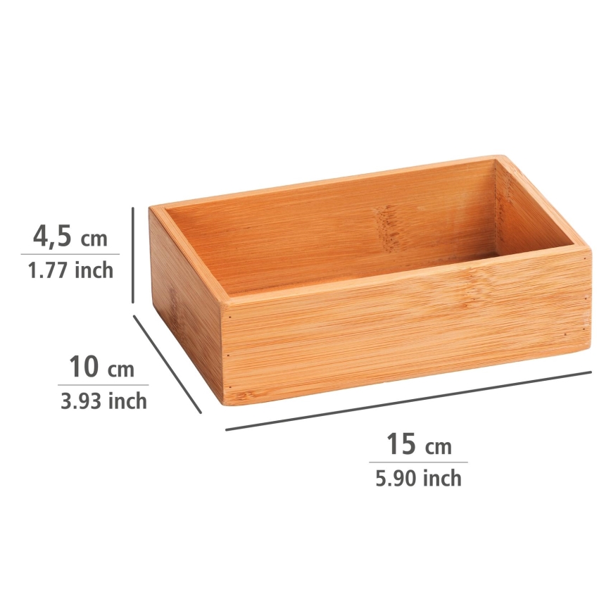 WENKO 23918100 - Pladenj TERRA 15x10 cm rjav