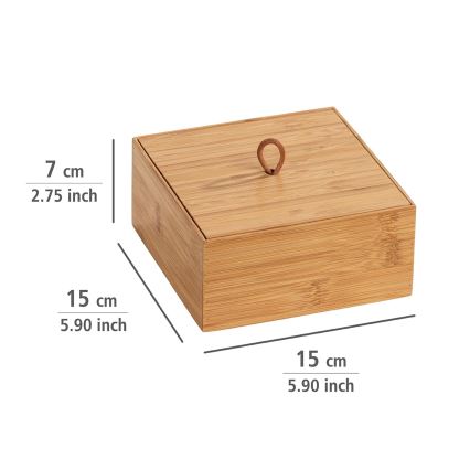 WENKO 23923100 - Škatla TERRA 15x7 cm rjava
