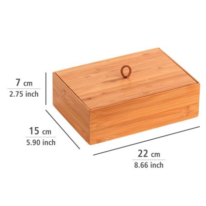 WENKO 23924800 - Škatla TERRA 22x15 cm rjava