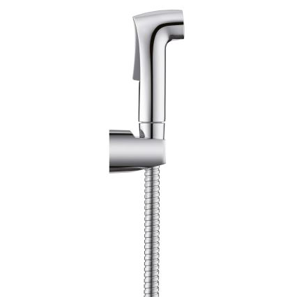 WENKO 23999100 - Komplet za bide SISTEM VARČEVANJA Z VODO 12x7 cm sijajni krom/srebrna