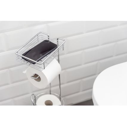 WENKO 24074800 - Držalo za toaletni papir 16x59 cm sijajni krom