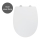 WENKO 24080800-WC sedež za WC TAVOLA 36,5x45 cm bel/sijajni krom