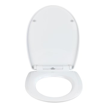 WENKO 24082800 - WC sedež DROPLETS 45x38,8 cm modra/bela