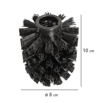 WENKO 24090800 - glava za WC 8x9,3 cm črna
