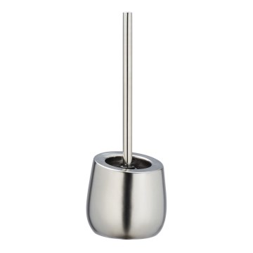 WENKO 24140100 - WC krtača BADI 13,5x38 cm srebrna