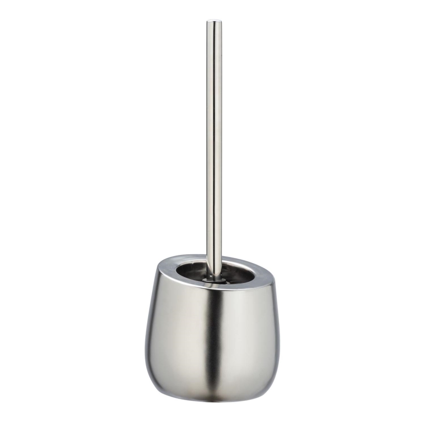 WENKO 24140100 - WC krtača BADI 13,5x38 cm srebrna