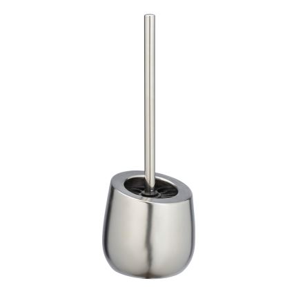 WENKO 24140100 - WC krtača BADI 13,5x38 cm srebrna