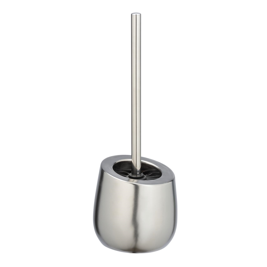 WENKO 24140100 - WC krtača BADI 13,5x38 cm srebrna