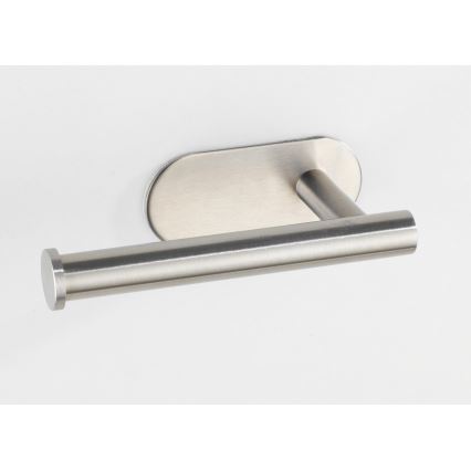WENKO 24166100 - Držalo za toaletni papir TURBO-LOC OREA MATT 16x7 cm nerjavno jeklo/srebrno