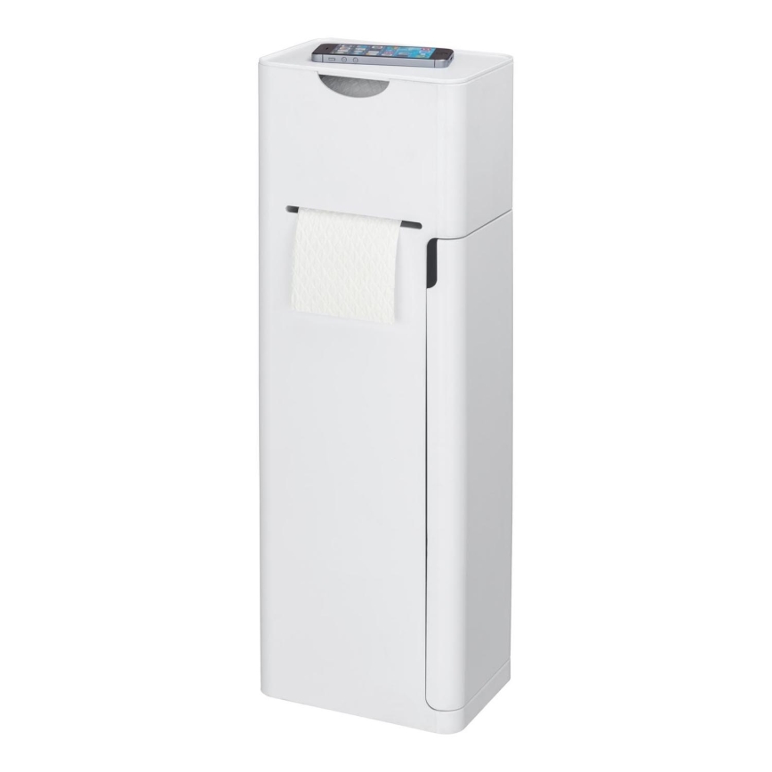 WENKO 24212100 - WC krtača IMON 20x58,5 cm bela