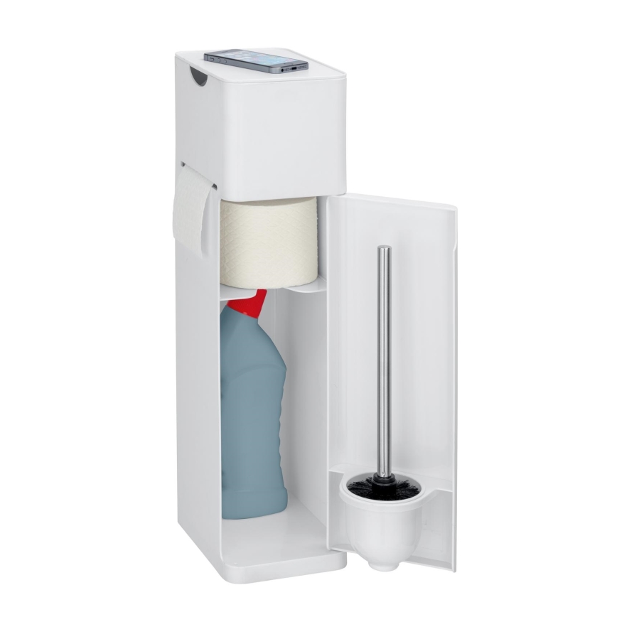 WENKO 24212100 - WC krtača IMON 20x58,5 cm bela