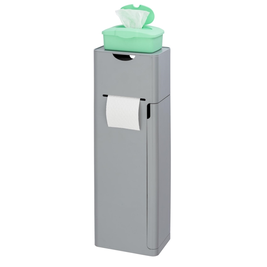 WENKO 24213100 - WC ščetka IMON 20x58,5 cm siva