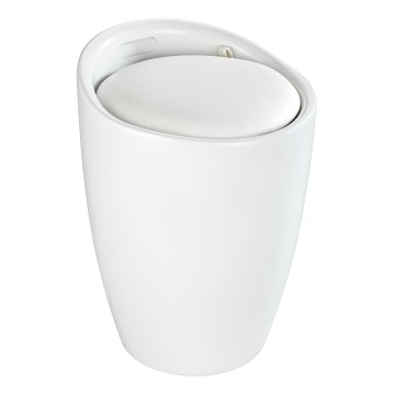 WENKO 24228100 - Stolček CANDY 36x50,5 cm bela/črna