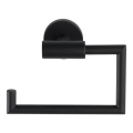 WENKO 24240100-Držalo toaletnega papirja BOSIO BLACK 15x10,5 cm nerjavno jeklo/srebrna