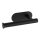 WENKO 24287100-Držalo toaletnega papirja TURBO-LOC OREA BLACK 16x7 cm nerjaveče jeklo/črna