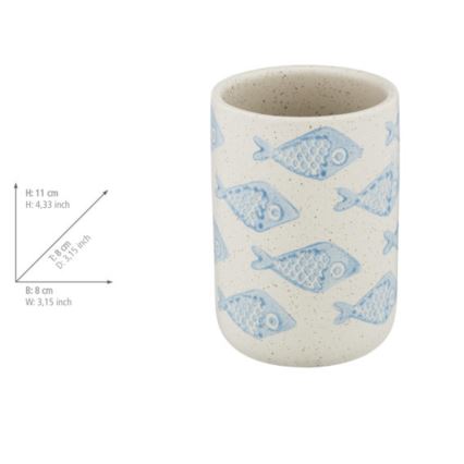 WENKO 24310100 - Kozarec AQUAMARIN 8x11 cm bež