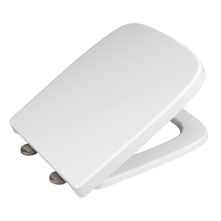 WENKO 24334100-WC sedež EXCLUSIVE 46,5x37 cm bela/srebrna