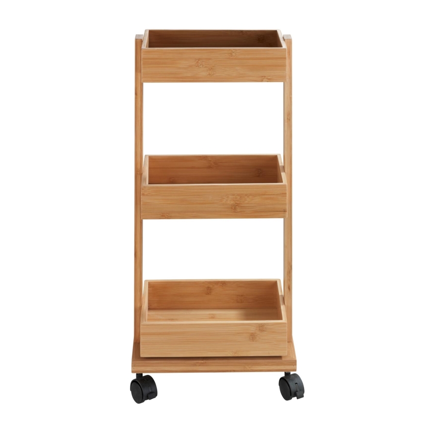 WENKO 24390100 - Regal TORTONA 18x71,5 cm rjava/črna