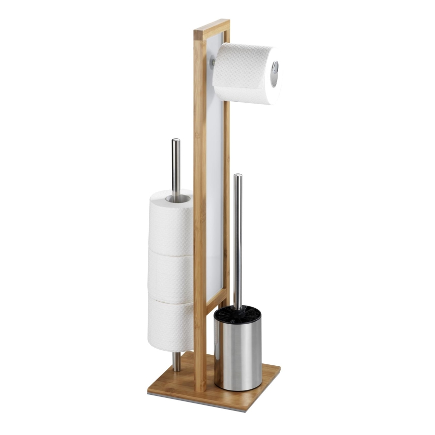 WENKO 24391100 - WC ščetka RIVALTA 18x70 cm rjava/bela/črna